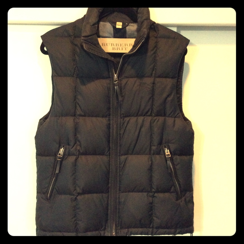 Genuine Burberry down feather puffer vest